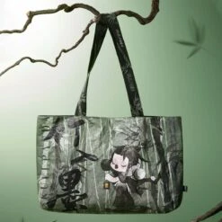 SKULLPANDA The Ink Plum Blossom Series-Tote Bag -Strangecat Toys Store 20231123 203126 370622 1200x1200