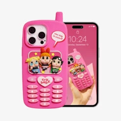 CRYBABY × Powerpuff Girls Series-Phone Case -Strangecat Toys Store 20240506 112453 126392 1200x1200