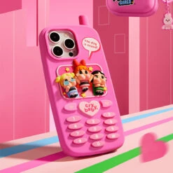 CRYBABY × Powerpuff Girls Series-Phone Case -Strangecat Toys Store 20240506 112500 998497 1200x1200